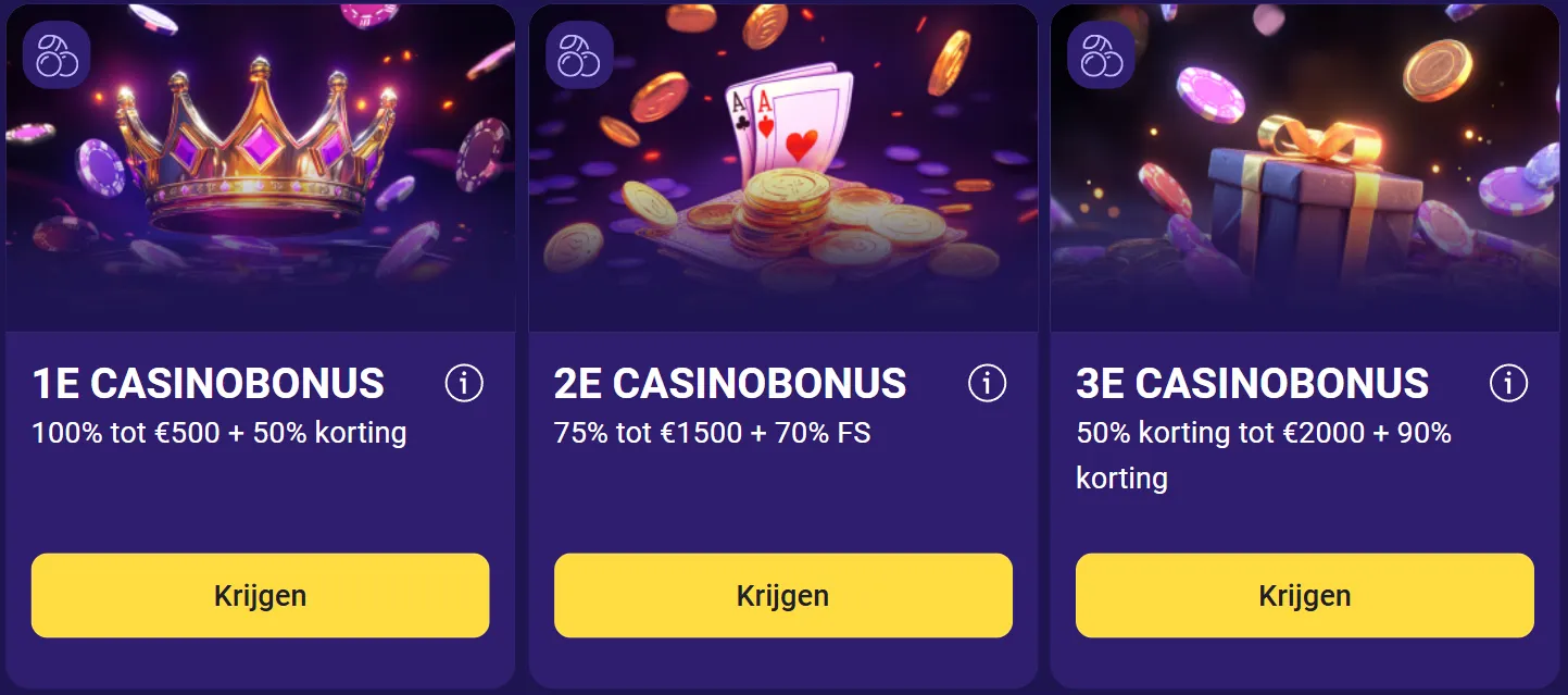 Welkomstbonus en bonusaanbiedingen bij Pokobet Casino